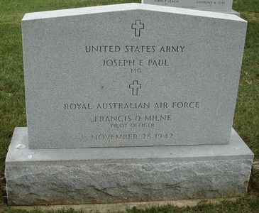 Headstone in Arlington