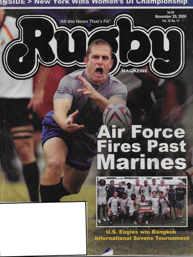 2006 Interservice Rugby mag front.jpg